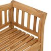vidaXL Garden Bench Brown 120 x 53.5 x 85 cm Solid teak wood