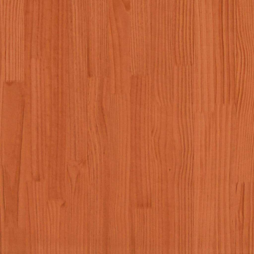 vidaXL Garden Sofas Corner 2 pcs Wax Brown 70x70x67 cm Solid Wood Pine