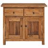 vidaXL Sideboard Solid Mahogany Wood 75x30x65 cm