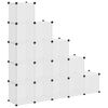 vidaXL Storage Cube Organiser with 15 Cubes Transparent PP