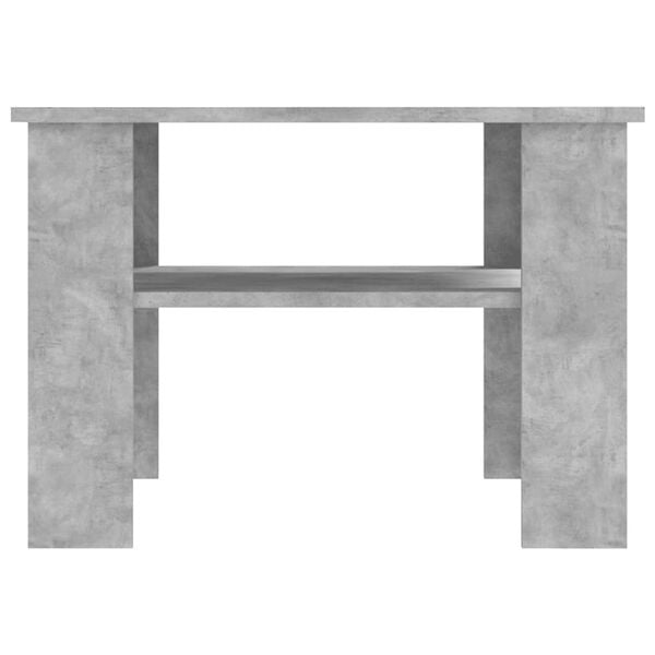 vidaXL Coffee Table Concrete Grey 60x60x42 cm Engineered Wood