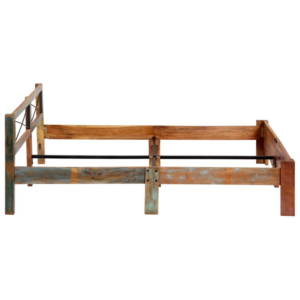 vidaXL Bed Frame without Mattress Solid Reclaimed Wood 180x200 cm Super King