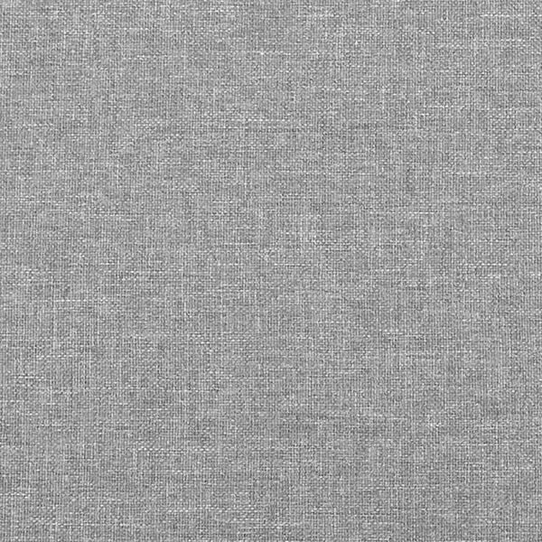 vidaXL Bed Frame without Mattress Light Grey 137x190 cm Full Fabric