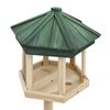 vidaXL Standing Bird Feeder Solid Firwood 33x110 cm