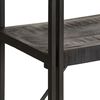 vidaXL 5-Tier Bookcase Black 140x30x180 cm Solid Mango Wood