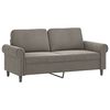 vidaXL 2-Seater Sofa Light Grey 140 cm Velvet