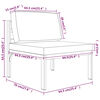 vidaXL 7 Piece Garden Lounge Set with Cushions Aluminium Anthracite