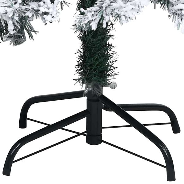 vidaXL Artificial Pre-lit Christmas Tree with Ball Set Green 150 cm PVC