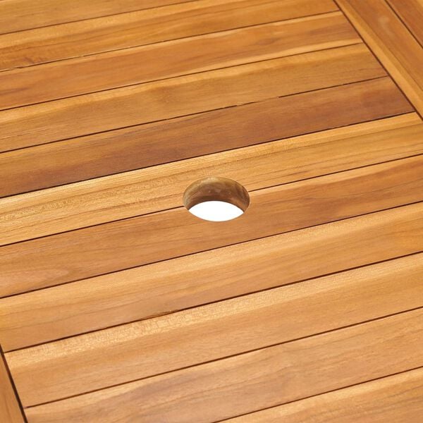 vidaXL Garden Table 150x90x75 cm Solid Teak Wood
