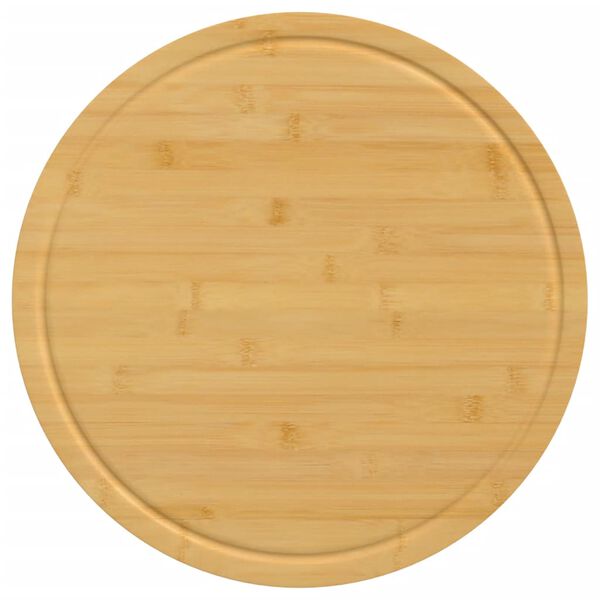 vidaXL Chopping Boards 6 pcs &Oslash;30x1.5 cm Bamboo