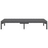 vidaXL 13 Piece Garden Lounge Set with Cushions Poly Rattan Dark Grey