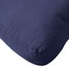 vidaXL Pallet Cushion Navy Blue 60x40x12 cm Fabric
