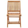 vidaXL Garden Chairs 2 pcs with Cream Cushions Solid Teak Wood