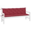 vidaXL Garden Bench Cushions 2pcs Wine Red 180x50x7cm Oxford Fabric