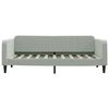 vidaXL Day Bed without Mattress Light Grey 100x190 cm Velvet