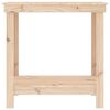 vidaXL Work Bench 80x50x80 cm Solid Wood Pine