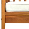 vidaXL Garden Bench with Cushion 147 cm Solid Acacia Wood