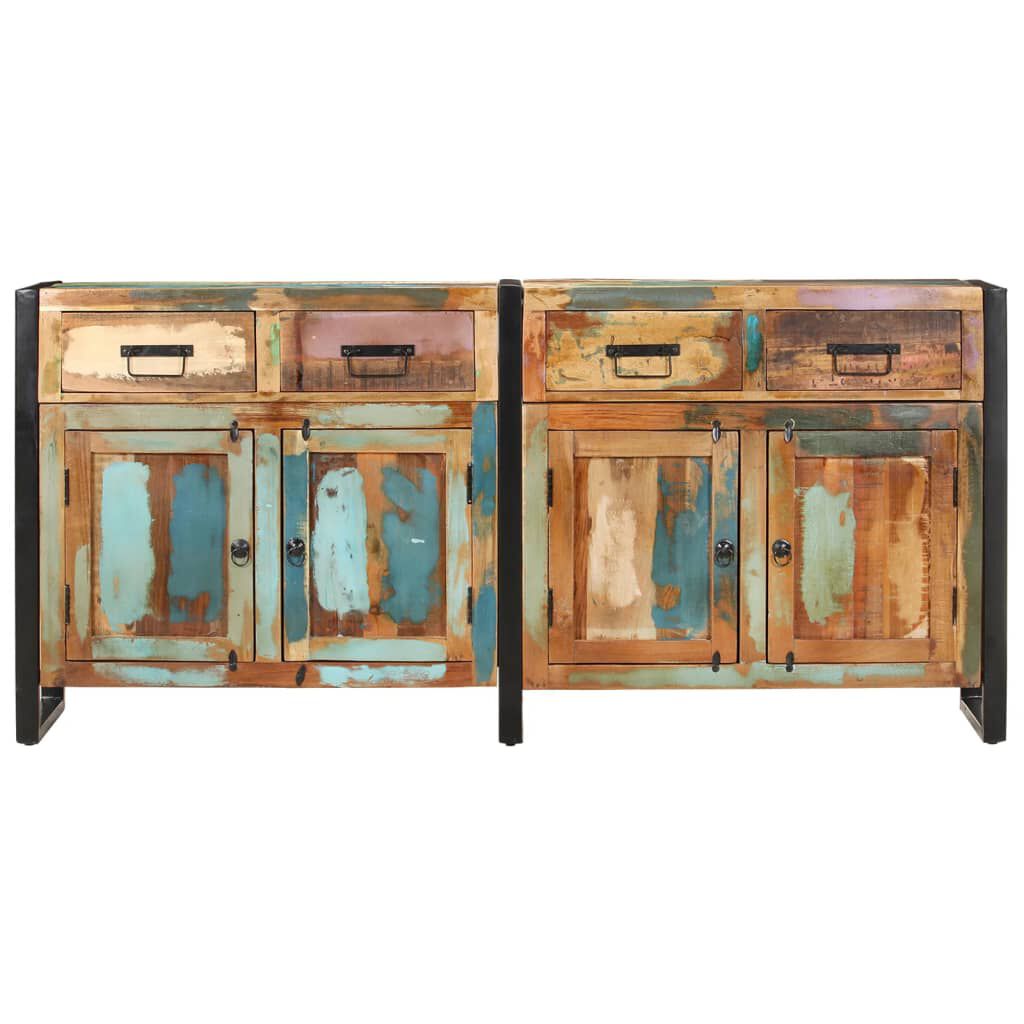 vidaXL Sideboard 172x35x80 cm Solid Reclaimed Wood