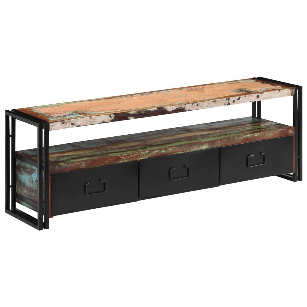 vidaXL TV Cabinet Solid Reclaimed Wood 120x30x40 cm