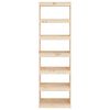 vidaXL Book Cabinet/Room Divider 60x30x199.5 cm Solid Wood Pine
