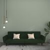 vidaXL 2-Seater Sofa Bed Dark Green Velvet