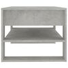 vidaXL Coffee Table Concrete Grey 102x55x45 cm Engineered Wood