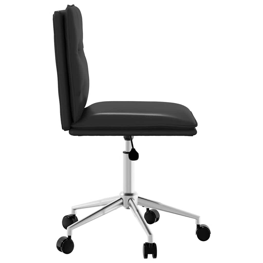 vidaXL Dining Chair Black Faux Leather