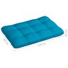 vidaXL Pallet Sofa Cushions 7 pcs Blue