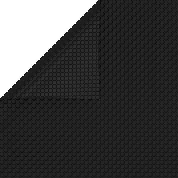 vidaXL Pool Cover Black 975x488 cm PE
