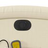 vidaXL Electric Stand up Massage Recliner Chair Cream Faux Leather