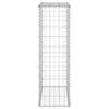 vidaXL Gabion Wall with Covers Galvanised Steel 60x30x100 cm