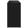 vidaXL Shoe Bench Black 103x30x55 cm Engineered Wood