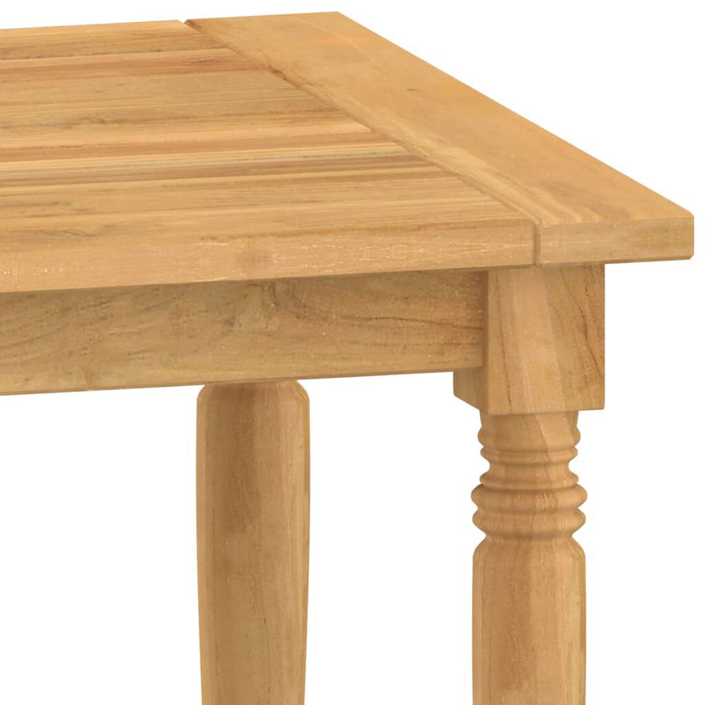 vidaXL 4 Piece Garden Lounge Set with Cushions Solid Teak Wood