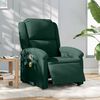 vidaXL Electric Massage Recliner Chair Dark Green Velvet
