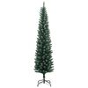 vidaXL Artificial Slim Christmas Tree 150 LEDs 150 cm