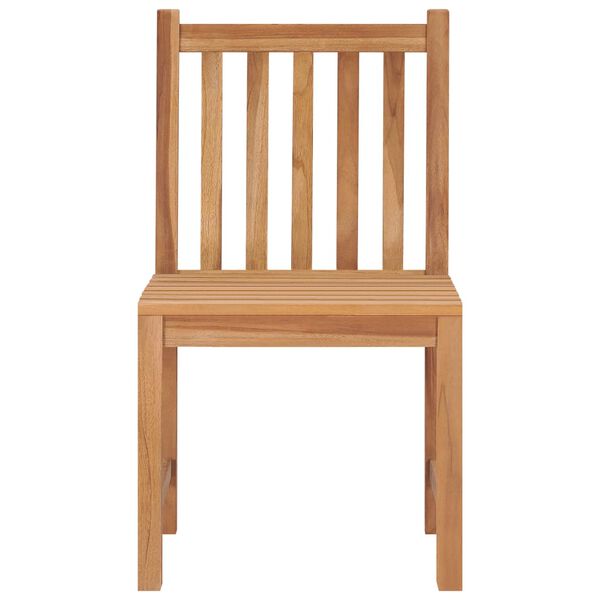 vidaXL Garden Chairs 4 pcs with Cushions Solid Teak Wood