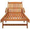 vidaXL Sun Loungers 2 pcs Solid Wood Acacia