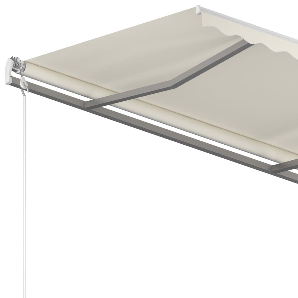 vidaXL Automatic Retractable Awning 300x250 cm Cream