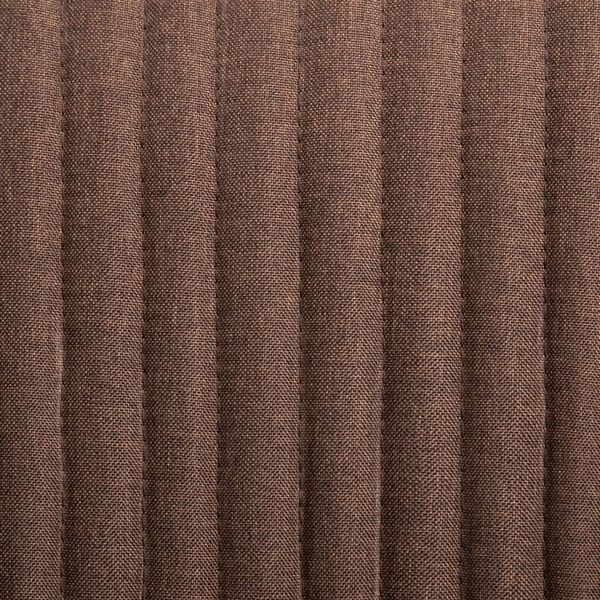 vidaXL Dining Chairs 4 pcs Brown Fabric