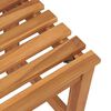 vidaXL Garden Bench 114 cm Solid Teak Wood