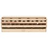vidaXL Chicken Laying Nest 5 Compartments 117x33x38 cm Solid Pine Wood