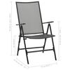 vidaXL Folding Mesh Chairs 4 pcs Steel Anthracite