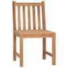 vidaXL Garden Chairs 4 pcs with Cushions Solid Teak Wood