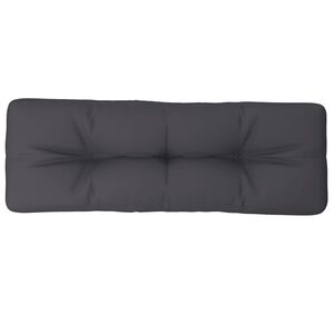 vidaXL Pallet Cushion Anthracite 120x40x12 cm Fabric