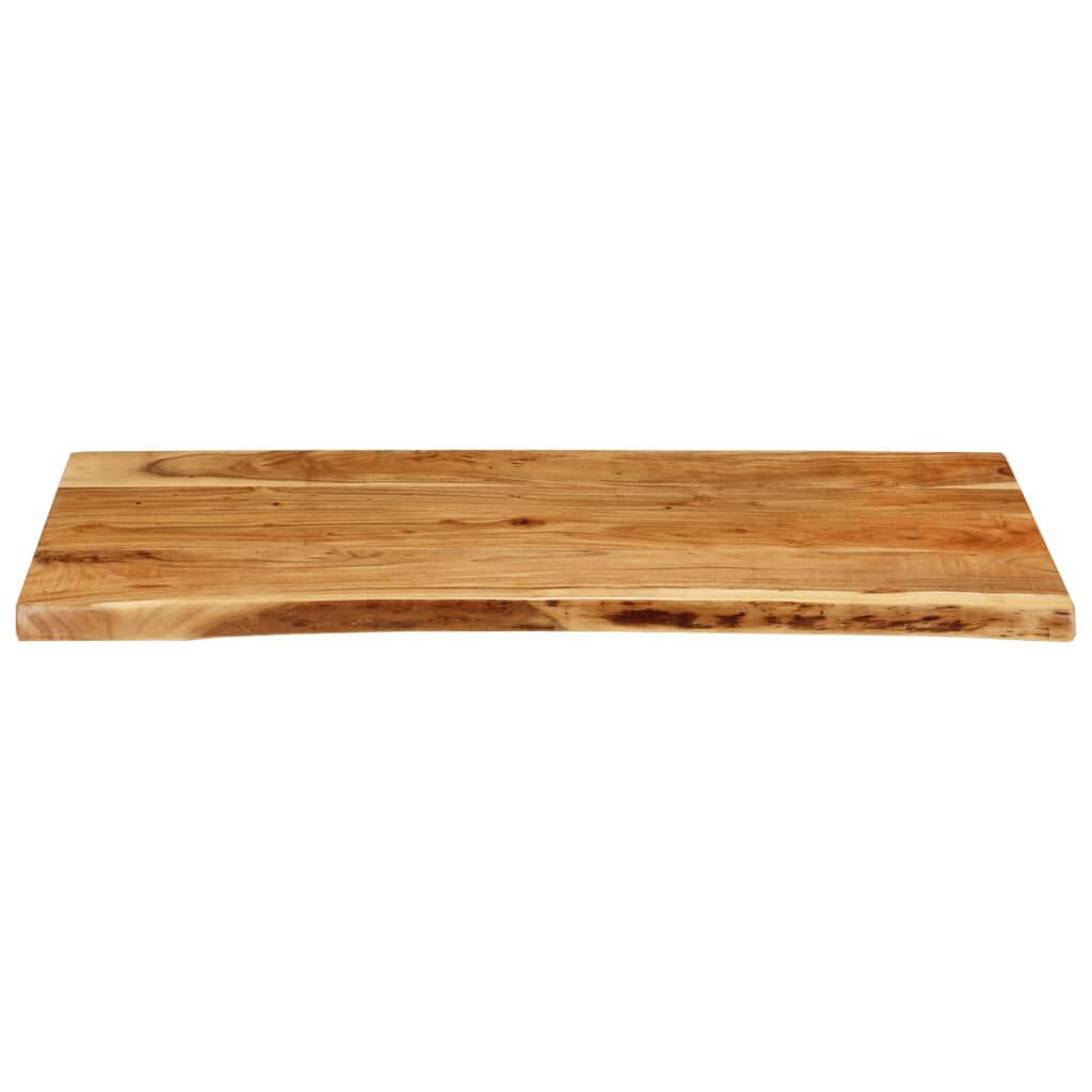 vidaXL Bathroom Vanity Top Solid Acacia Wood 114x52x3.8 cm