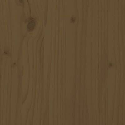 vidaXL Shoe Cabinet Honey Brown 60x34x45 cm Solid Wood Pine