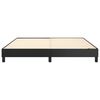 vidaXL Box Spring Bed Frame Black King Faux Leather (US Only)