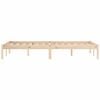 vidaXL Bed Frame without Mattress 152x203 cm Solid Wood Pine Queen