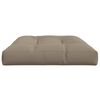 vidaXL Pallet Cushion Taupe 120x80x12 cm Fabric