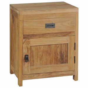 vidaXL Bedside Cabinet Solid Teak 40x30x50 cm